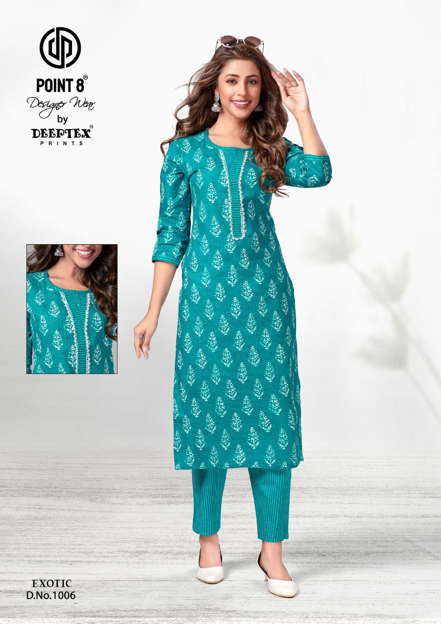 Deeptex Exotic 1 Casual Wear Wholesale Kurti With Pant Collection